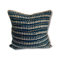 Indigo Blue Block Printed Tribal Pillow