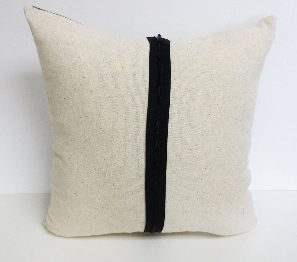 Border Collie Pillow Cover: Hand Block Print Dog Accent Pillow