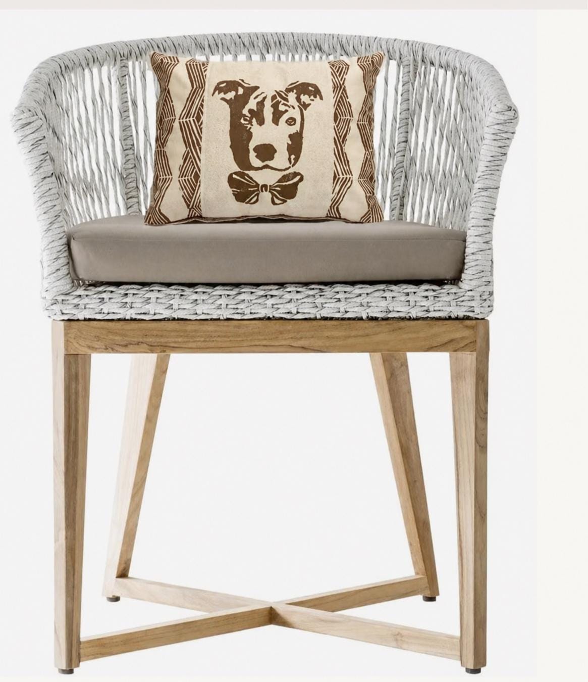 Pit Bull Print Pillow: Geometric Tribal Design, Dog Lover Gift
