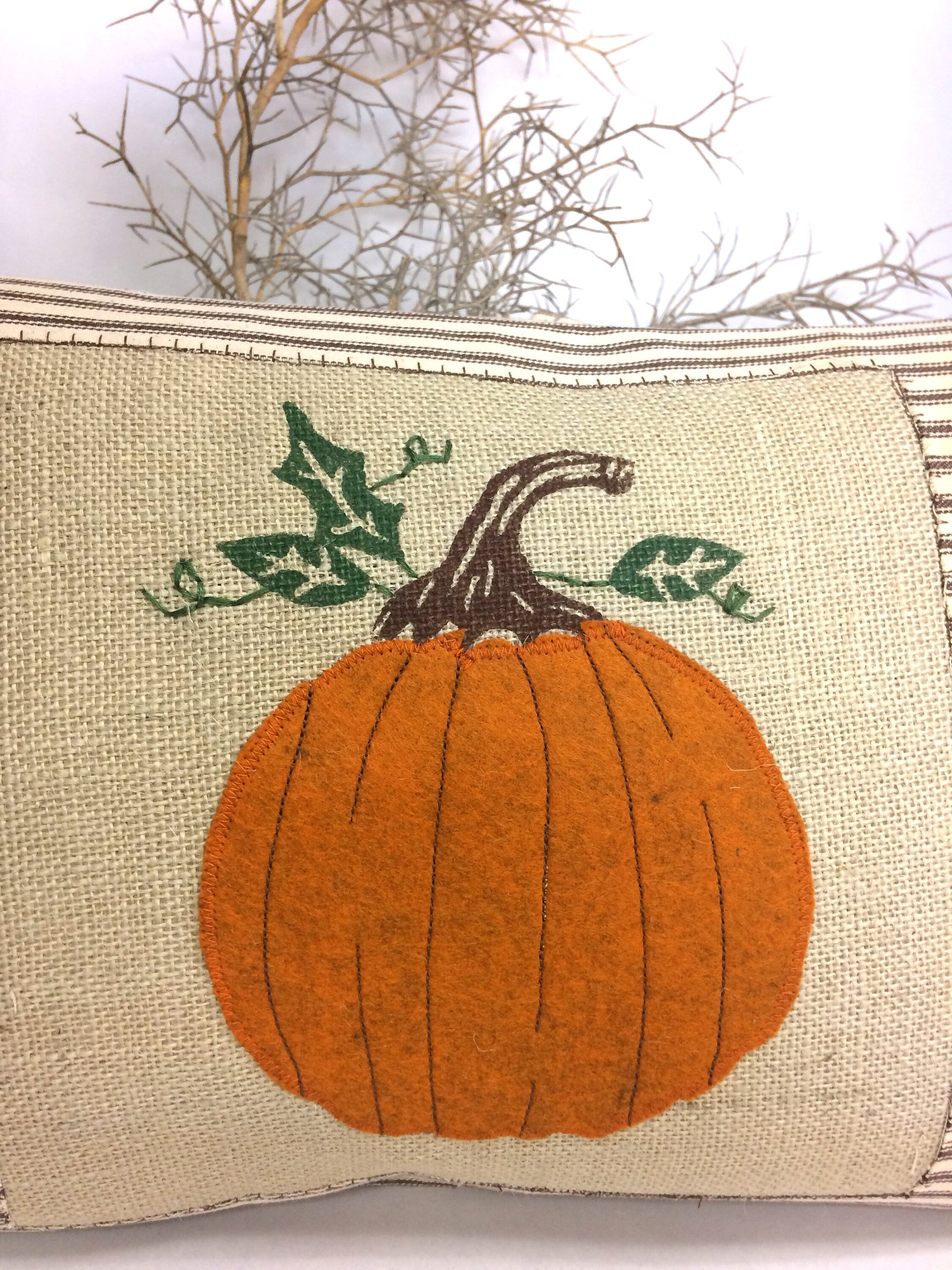 Harvest Pumpkin Autumn Pillow / Gift
