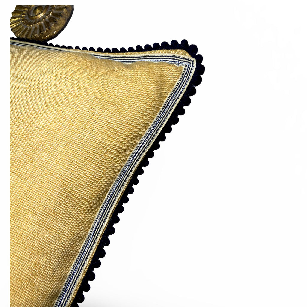 Tiger Embroidery Linen Pillow