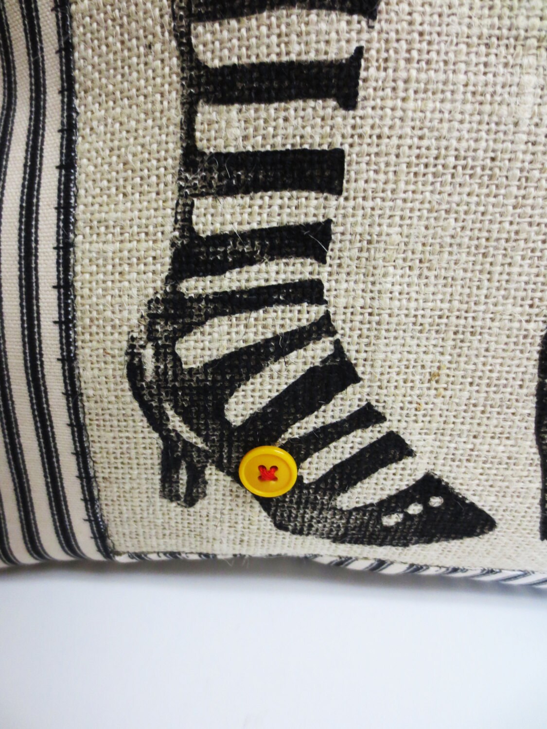 Halloween Witch Feet Pillow: Gothic Home Decor