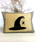 Witches Hat Halloween Pillow
