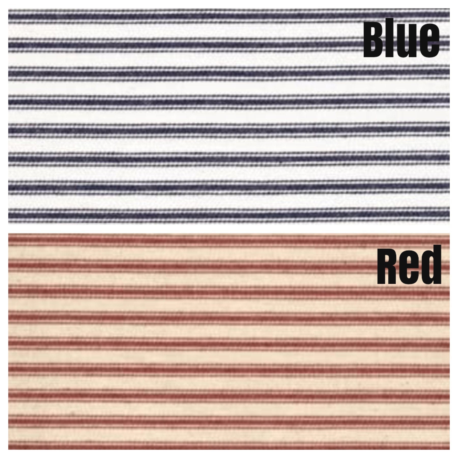 Hand Block Print Pug Pillow: Ticking Stripe Decorative Cushion